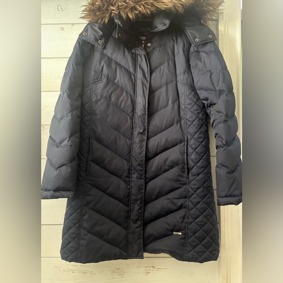 Kenneth Cole Reaction Navy Quilted Puffer Jacket in size Large - Picture 9 of 16